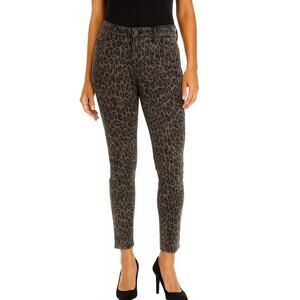 Wit & Wisdom Jeans Ab Solution Leopard Print High Rise Pants Size 0